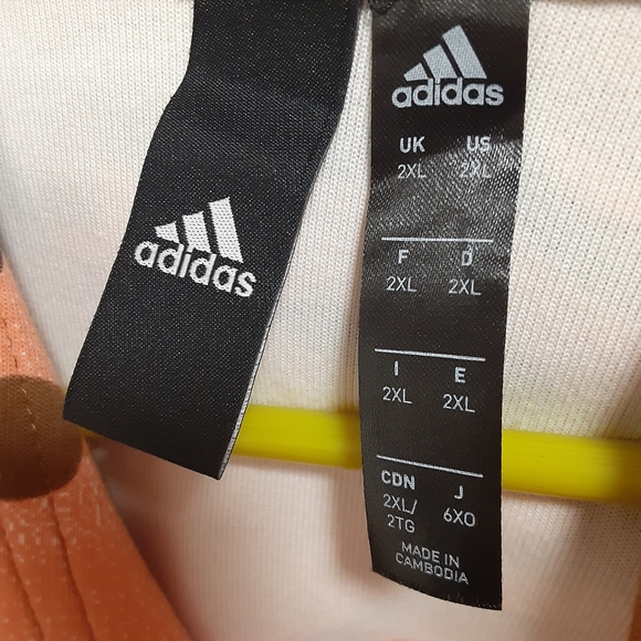 ADIDAS ALLOVER PRINT DESERT CAMOFLAGE HOODIE GQ2911 PULLOVER MENS XXL/2XL  EUC - Picture 7 of 16